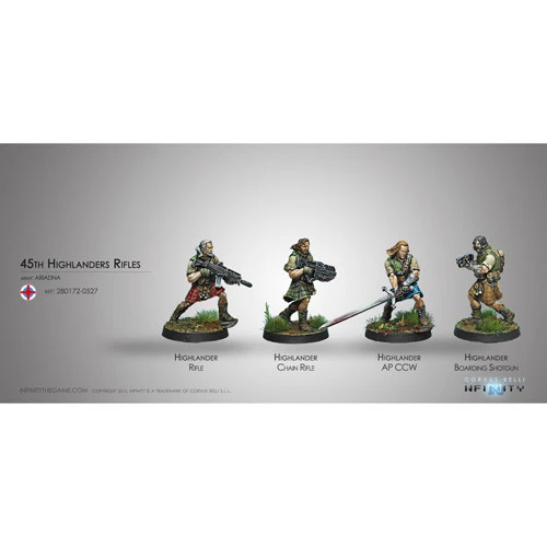 Infinity: Ariadna - 45th Highlander Rifles Galwegian (4) 3 Infinity: Ariadna - 45th Highlander Rifles Galwegian (4)