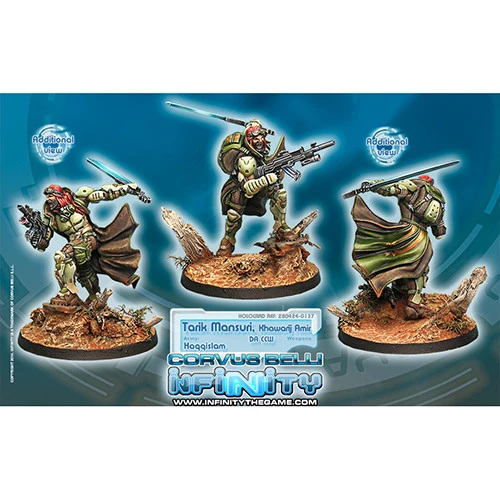 Infinity: Haqqislam - Tarik, Mansuri Amir Of Khawarijs (DA CCW) - Special Character 3 Infinity: Haqqislam - Tarik, Mansuri Amir Of Khawarijs (DA CCW) - Special Character