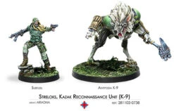 Infinity: Ariadna - Streloks K9, Kazak Reconnaissance Unit (2)