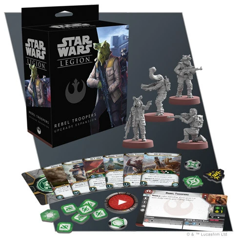 Fantasy Flight Games Star Wars: Legion - Rebel Troopers Upgrade Expansion 3 Fantasy Flight Games Star Wars: Legion - Rebel Troopers Upgrade Expansion
