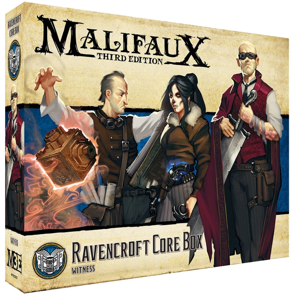 Malifaux 3E: Arcanists - Ravencroft Core Box 3 Malifaux 3E: Arcanists - Ravencroft Core Box